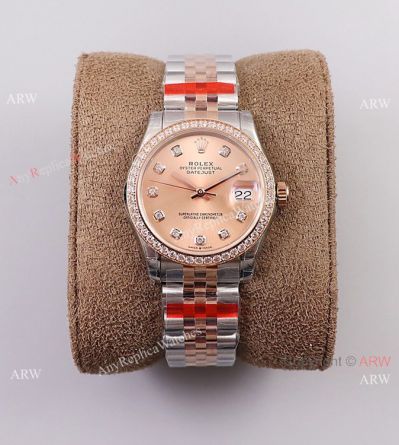 (TW) 1:1 Best Replica Rolex Oyster Perpetual Datejust 31MM Watch Rose Gold